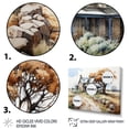 thumbnail image 3 of Designart "Patterns of a Farmhouse An Artistic Perspective II" Farm Floater Framed Wall Art Print, 3 of 7