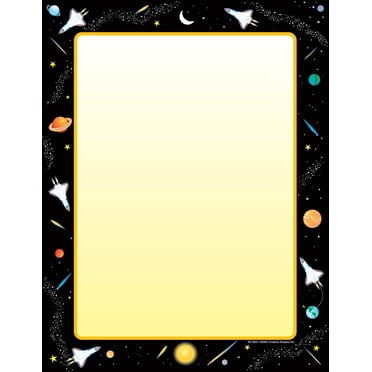 SHAPES ETC.   Designer Paper - Space (50 Sheet Package)