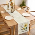 thumbnail image 3 of Table Runner 72 Inches Long for Kitchen Dining, Sunflower Dresser Scarf Farmhouse, Dining Table Decorations for Wedding/Parties, Vintage Botanical 18 x 72 In, 3 of 8