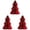 Red, variant on 3-4PC Paper Christmas Tree 3D Honeycomb Centerpiece Table Decorations Modern Accordion Folded Pop Up Ornaments for Home Office Kitchen Mantel Xmas Holiday Party Winter Festive Supplies