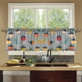 thumbnail image 4 of Yayeee Kitchen Curtains Tier Set of 2 Light Filtering 57"x24" Over Sink Window Panels, Cute Acorns Pattern, 4 of 7