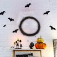 thumbnail image 4 of 2pcs Halloween Rattan Wreath Natural Rattan Ring Vine Branch Garland Halloween Christmas Garden Door Wall Window Hanging Ornament, 4 of 7