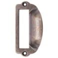 thumbnail image 3 of 16 piezas 82x39mm Titular de la tarjeta de bronce antiguo Drawer Tire / Etiqueta Tarjeta de marcos / TAP TRATE / Gabinete Marco Manija / Nombre de archivo Titular de la tarjeta, 3 of 6
