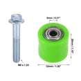 thumbnail image 4 of Unique Bargains 2 Set 8mm Chain Roller Pulley Chain Tensioner Motorcycle Orange, 4 of 7
