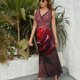 thumbnail image 3 of Vestido Largo Sin Mangas Para Mujer, Rose Traje Informal Para Cumpleaños, Verano, 3 of 5