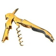 thumbnail image 4 of VALINK Gold Plated Corkscrew Double Hinge Waiters Wine Key Bottle Opener Party Bottle Opener, 4 of 6