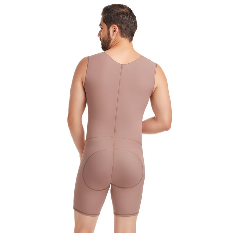 Delie by Fajas D'Prada Men?s Comfort Post-Surgical Firm Compression  Bodysuit Shaper 009016