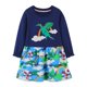 thumbnail image 1 of Vestido de otoño para niñas, colorido traje de princesa arcoíris, manga larga para niñas, fiesta de cumpleaños, graduación, vestido para niñas adolescentes zhangyuxiang unisex, 1 of 2