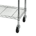 thumbnail image 6 of IVV 5-Tier Storage Shelf Heavy Duty Metal Utility Cart with Wheels for Home Garage, NSF-Certified, Silver, 6 of 8