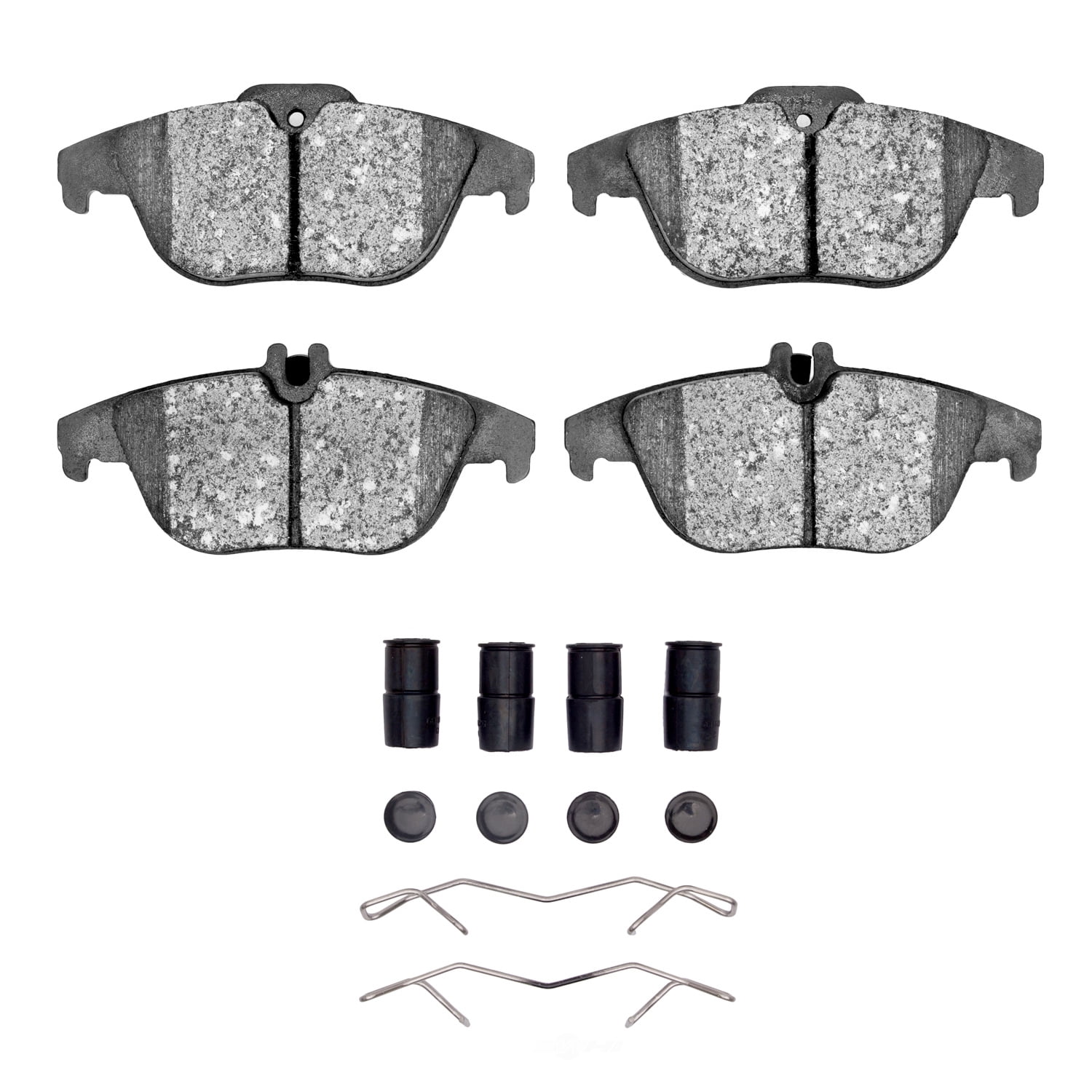 Dynamic Friction Company 1551-1341-11 DFC 5000 Advanced Brake Pads - Ceramic and Hardware Kit - OE
