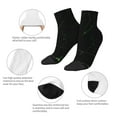 thumbnail image 5 of Fuzoiu Black Marble Print Adult Socks, Crew Moisture-wicking Socks, Unisex Cushion Crew Socks,Casual Sports Ankle Socks, 5 of 7
