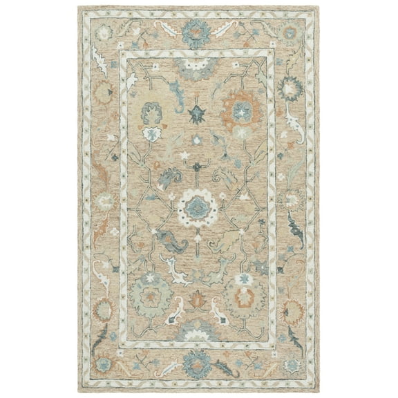 SAFAVIEH Metro Calanthe Oriental Area Rug, Beige/Rust, 8' x 10'