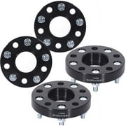 ECCPP 4x 5 lug hubcentric Wheel spacers 5x4.5 to 5x4.5 12x1.5 67.1mm 1 inch fit for Hyundai Azera for Mazda 6 for Mitsubishi Eclipse for jeep Patriot for Kia Optima for Ford Fusion for Chrysler Sebrin
