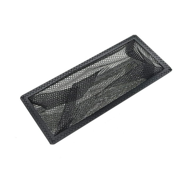 Pantallas de filtro de ventilación de suelo de 3PC/4x10 pulgadas - Malla de poliéster y PVC, cubiertas de rejilla de suelo 6PC, red colectora de polvo y restos para ventilación de conductos de aire