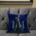 thumbnail image 4 of Amrita Sen Three Women Indoor/Outdoor Pillow with Removable Cover in Blue Green Brown16x16, 4 of 4