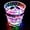 Liquid-Activated, variant on Light-Up Novelty Whiskey Cup - Liquid-Activated Flashing Acrylic LED Rocks Glass - Party Bar Favor & Dad Gift