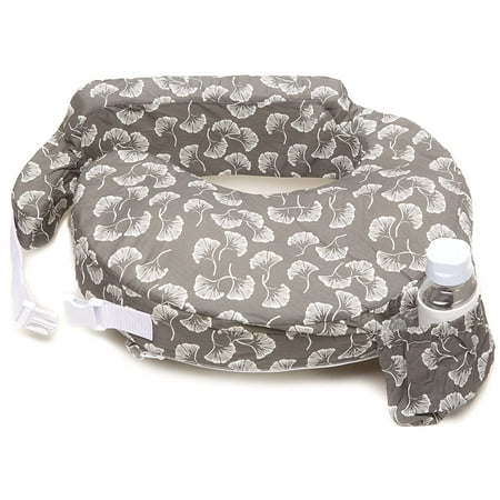 My Brest Friend Original Nursing Pillow - Gray Flowing Fans