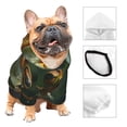 thumbnail image 3 of Balery Intellectual Frog Pond Sudadera con Capucha para Perros Pequeños – Ropa para Mascotas, Disfraz para Perros y Gatos, Ideal para Fiestas y Cosplay-Small, 3 of 7