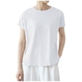 thumbnail image 1 of ameIAEA Short Sleeve Workout Tops for Women Crewneck Solid Color Basic Tees Summer Yoga Running Shirts, 1 of 5