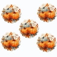 thumbnail image 5 of 5pcs Fall Pumpkin & Maple Leaf Seasonal Placemat, Waterproof Anti-Fouling Fabric, Thanksgiving & Halloween Themed Print, Decorative Table Mat for Kitchen Dining Room Autumn Party & Home Festive Decor, 5 of 6