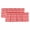 Red, variant on Orange Valances for Windows, Country French Rustic Buffalo Plaid Modern Art Light Filtering Kitchen Curtains, Rod Pocket Window Valance Curtains for Living Room Bedroom, 42" W x 12" L, 2 Panels
