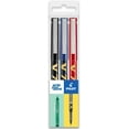 thumbnail image 1 of Pilot V7 Hi-Tecpoint Rollerball Pen - Liquid Ink - Medium 0.7mm Nib - Wallet of 3 - Black, Blue, Red, 1 of 5