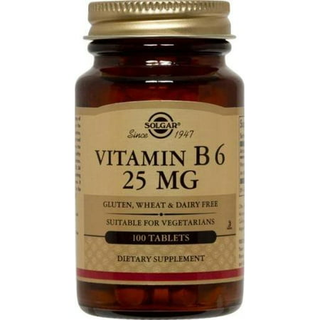 Solgar Vitamin B6 25 mg - 100 Tablets