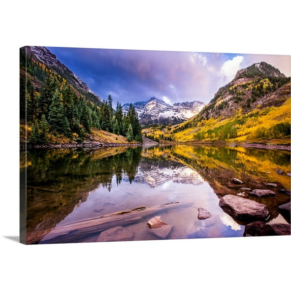 Great BIG Canvas | Dan Ballard Premium Thick-Wrap Canvas entitled Maroon Bells
