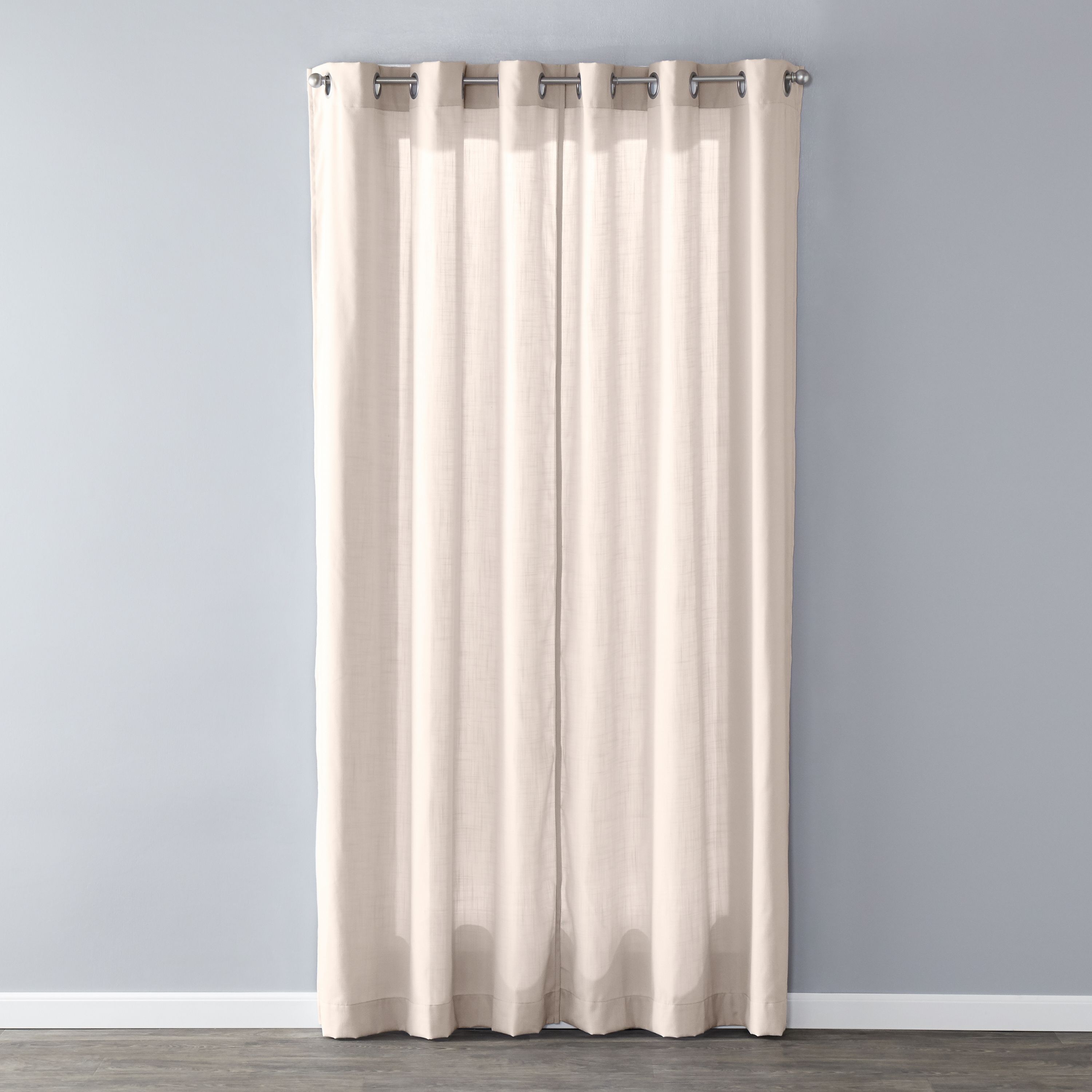 SKL Home Saturday Knight Ltd Raine Light Filtering Sophisticated SunSafe Window Curtain Panel - 40 x 84, Linen