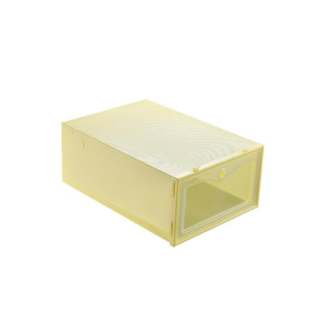 

SUWHWEA Black and Friday Deals 2022! Foldable Transparent Shoe Storage Box Plastic Stackable Shoe Storage Box on Clearance