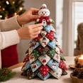 thumbnail image 2 of 2026 New DIY Quilted Christmas Tree Kit, 3D Fabric Patchwork Craft Set for Beginners, Handmade Tabletop Holiday Decor, Ideal for Home Mantel Table Office Display (#E), 2 of 6