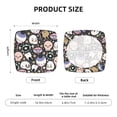 thumbnail image 6 of Lsque cartoon cute Skull star Printed Square Couch Cushion Covers, Floral Sofa Cushion Covers Replacement, Stretch Couch Covers for Couch-16.9in, 6 of 9