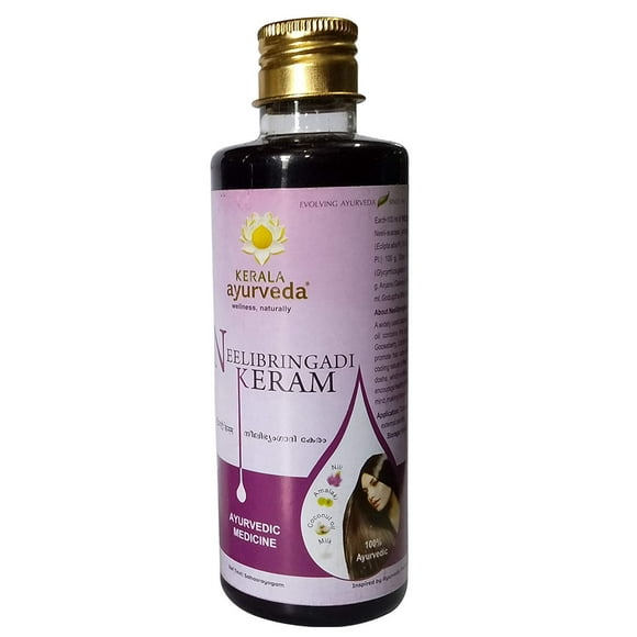 Neelibringaadi Keram Hair Oil 200ml - Kerala Ayurveda - Ayurvedic Hair Loss Oil