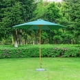 thumbnail image 3 of Outsunny Wooden Patio Umbrella, 3 of 4