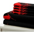 thumbnail image 5 of Skeleton Duvet Cover With Pillowcases Gothic Print Bedding With Zipper Closure Soft Microfiber Duvet Cover Single, 5 of 5