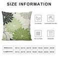 thumbnail image 5 of COMIO Black Green Pillow Covers Dahlia Flower White Gray Elegant Colored Throw Pillows Farmhouse Outdoor Decor for Home Living Room Sofa Bed Modern Floral, 5 of 5