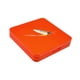 thumbnail image 4 of Caja de pesca con mosca, contenedor de señuelos, soporte, 16 ranuras, caja de aparejos para pesca con mosca. naranja, 4 of 9