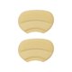 thumbnail image 4 of Almohadillas de talón de 2 piezas, insertos de talón, protección del talón, almohadillas de talón, almohadillas para los pies, prevención Amarillo claro, 4 of 9
