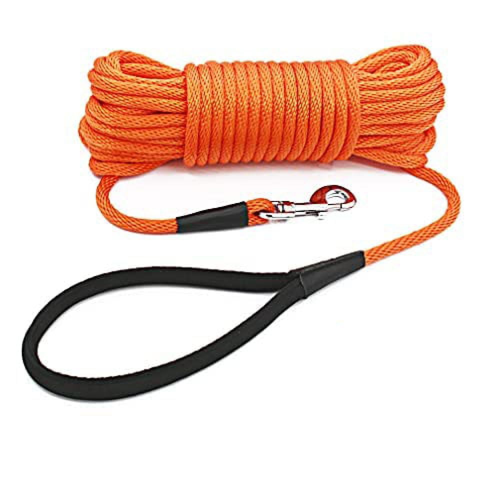 Gazdag,Long Dog Training Leash, 30 FT Tie Out Rope Check Cord Dogs