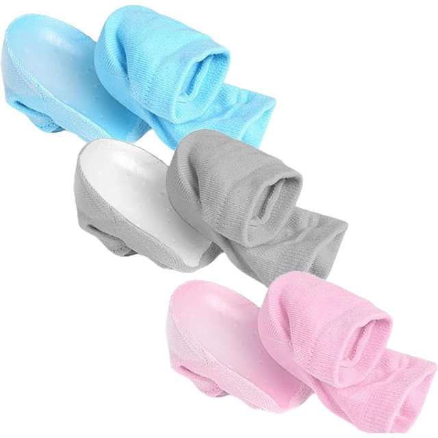 LAICAIW Rizzsoles Height Max Insoles, Rizzsoles Height Max Socks, Invisible Silicone Shoe Lift Heel Pads for Women Men (Color : 3-1 2.5cm)