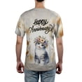 thumbnail image 5 of Happy Anniversary Manx Celebrates Wedding Love Family Party All Over Print 3D Shirt Unisex Merch Cat Lover Kitten Owner Gifts - 01015, 5 of 6