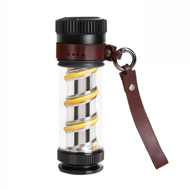 Lámpara de ambiente de camping XPG, lámpara de noche COB portátil para senderismo, pesca (negro)