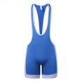 thumbnail image 4 of Mens Romper Men's Sleeveless Athletic Supporters Wrestling Singlets Sports Bodysuit Jumpsuits Mens Jumpsuit Sky Blue M, 4 of 5
