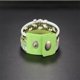 thumbnail image 2 of Pulsera con colgante de flores de moda, brazalete trenzado para mujer, verde, 2 of 3