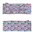 thumbnail image 2 of Wukai Bees And Daisies Striped Print Baby Bow Headband for Newborn Infant Baby Toddler Girls, 2 of 5