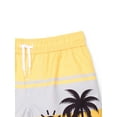 thumbnail image 2 of Pokémon Boys Pikachu Graphic Drawstring Swim Trunks, Sizes 4-7, 2 of 3