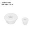 thumbnail image 3 of Montaje de goma en forma de T Uxcell, diámetro de 20 mm/10 mm, ID 10 mm/6 mm, grommets de cable de protección de sellado blanco flexibles, 3 of 5