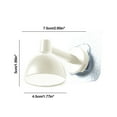 thumbnail image 2 of Small Tables for Small Spaces,Key Hooks for Wall Small Table Lamp Shape Key Suction No Hole Magnetic Hooks Small Table Lamp,Small Lamps for Small Spaces,Key Hooks Decorative for Wall, 2 of 6