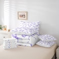 thumbnail image 4 of Erosebridal Bow Bed in a Bag Full size,Cute Kawaii Bed Set,Reversible,7pcs, 4 of 5