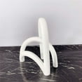 thumbnail image 3 of Escultura de La Pieza Central de La Tabla de La Estatuilla de La Estatua para La Decoración Del Estante para Libros Blanco BLESIY Escultura abstracta, 3 of 7
